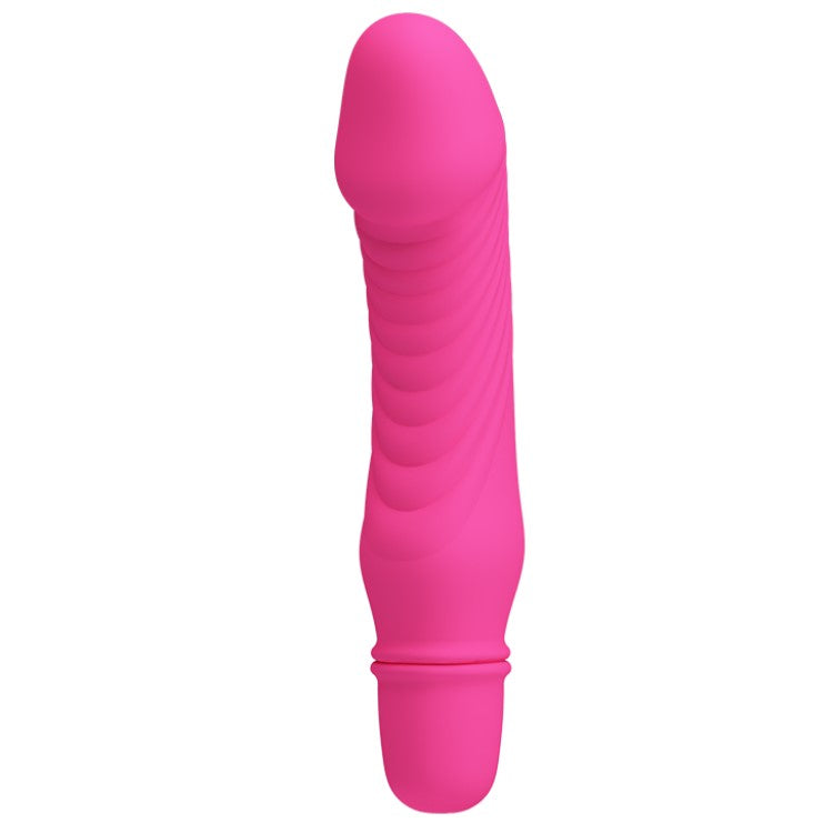 Side view of Stev Penis Shaped Bullet Vibrator | Pretty Love - Cerise Pink