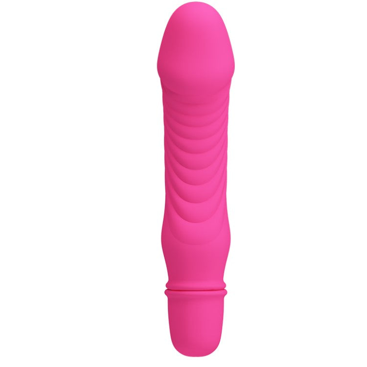 Full view of Stev Penis Shaped Bullet Vibrator | Pretty Love - Cerise Pink