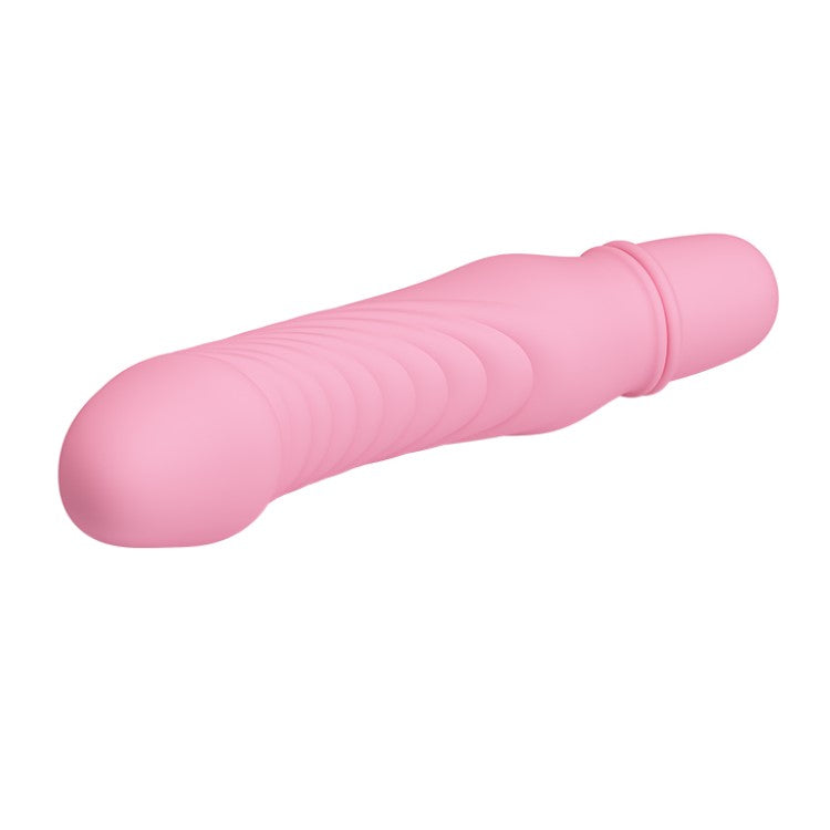 Side view of Stev Penis Shaped Bullet Vibrator | Pretty Love - Pink