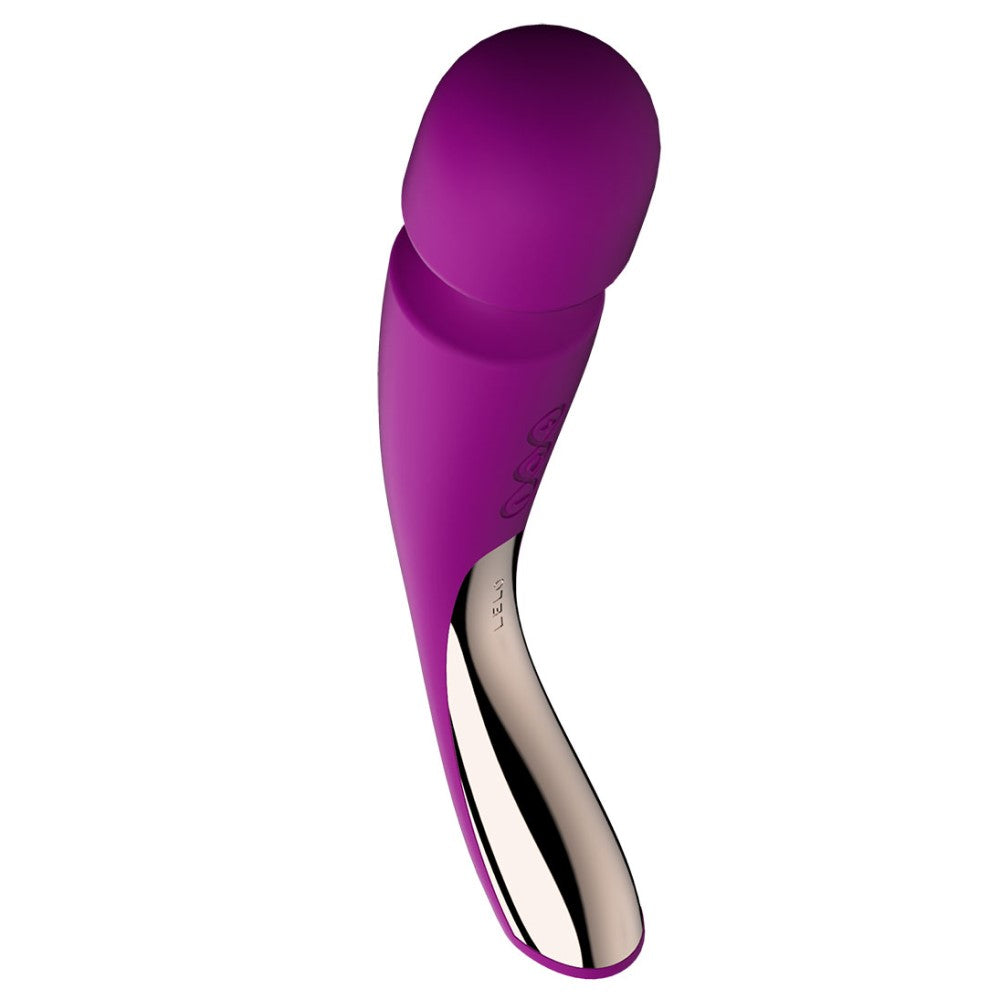 Top view of Smart Wand 2 - Medium | Lelo - Deep Rose