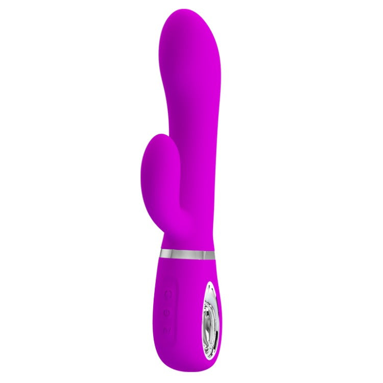 Full view of Ternence Rotating Rabbit Vibrator | Pretty Love - Purple 