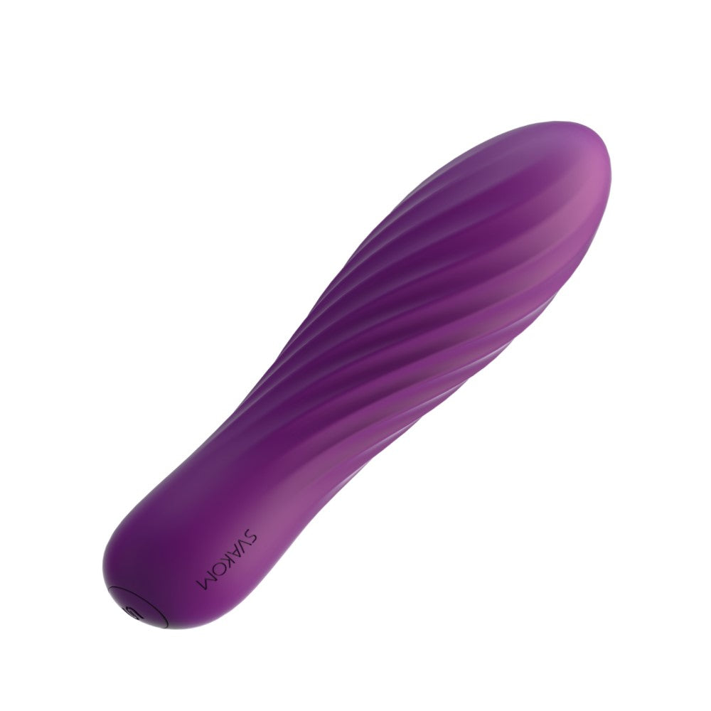 Side view of Tulip Powerful Bullet Vibrator | Svakom - Violet
