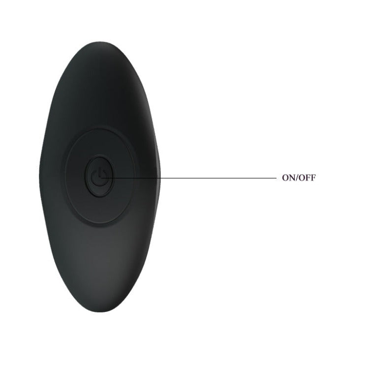 Power button on the Vibrating Anal Plug Massager | Pretty Love