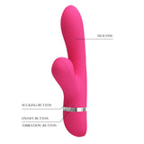 Willow Powerful Sucking Rabbit Vibrator | Pretty Love product features
