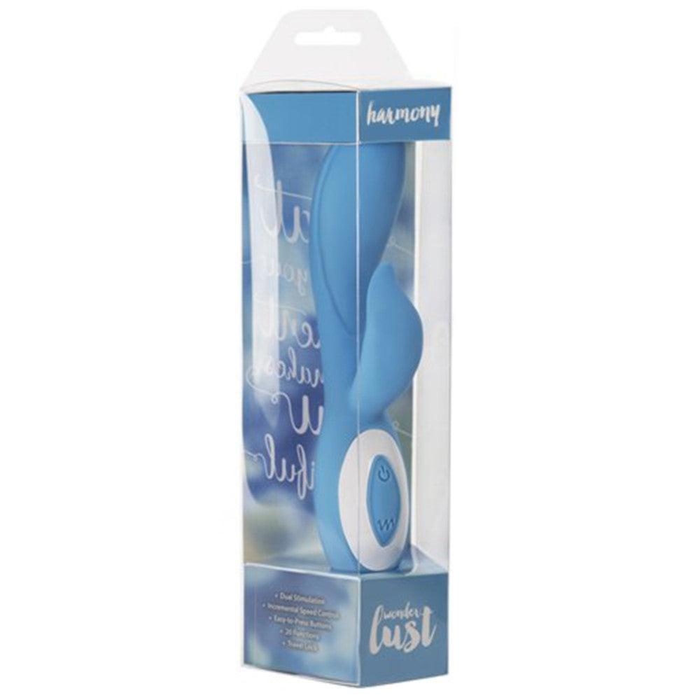 Wonderlust Harmony Rabbit Vibrator | Swan - Blue
