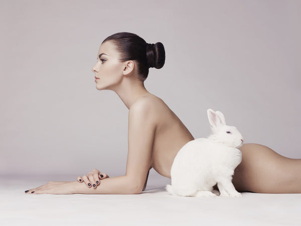 Easter Blog | Nude Woman with a White Rabbit 