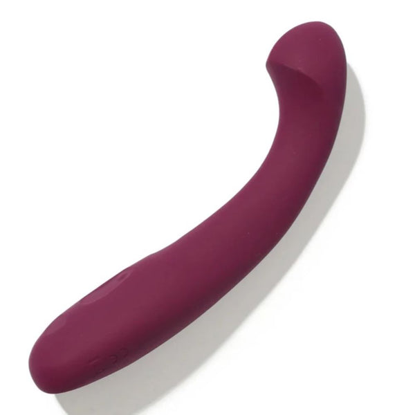 Side view of Arc G-Spot Vibrator | Dame (Plum)