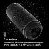 Waterproof Arcwave | Pow Stroker with Suction Control (Black)