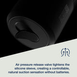 Air pressure release valve on the Arcwave | Pow Stroker with Suction Control (Black)