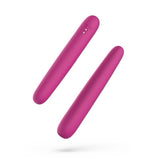 Front and rear views of the B Swish | Bgood Infinite Deluxe Rechargeable Vibrator