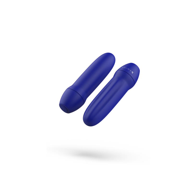 Two B Swish | Bmine Basic Bullet Vibrators (Reflex Blue) side-by-side