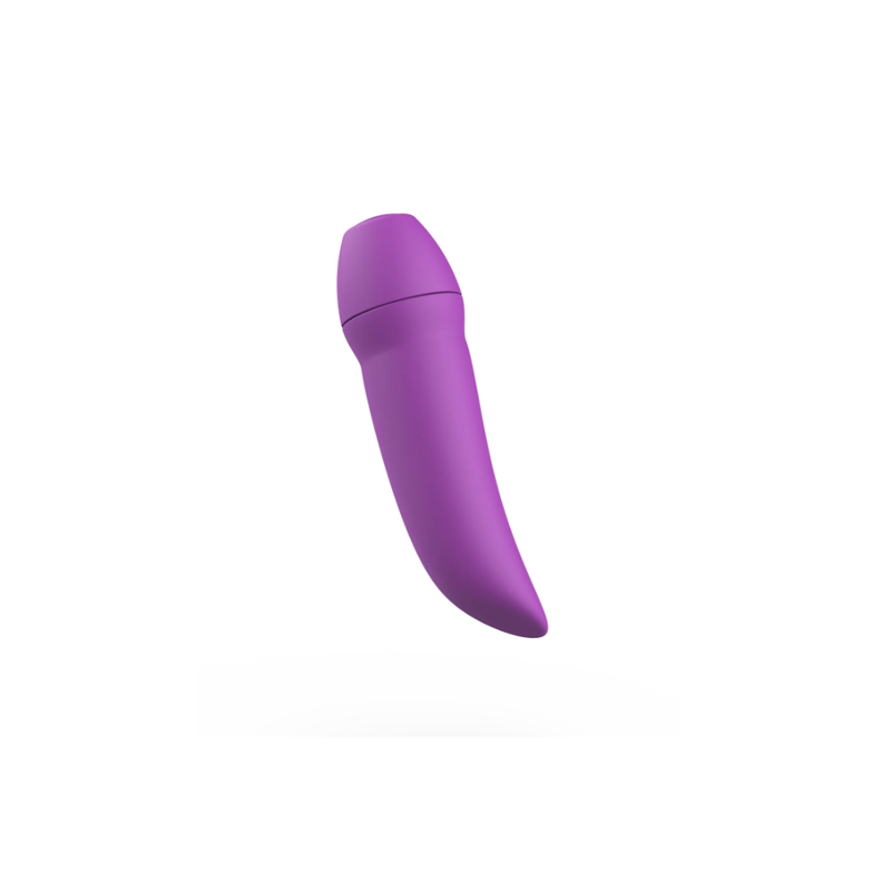 Side view of B Swish | Bmine Basic Curve Bullet Vibrator (Orchid)