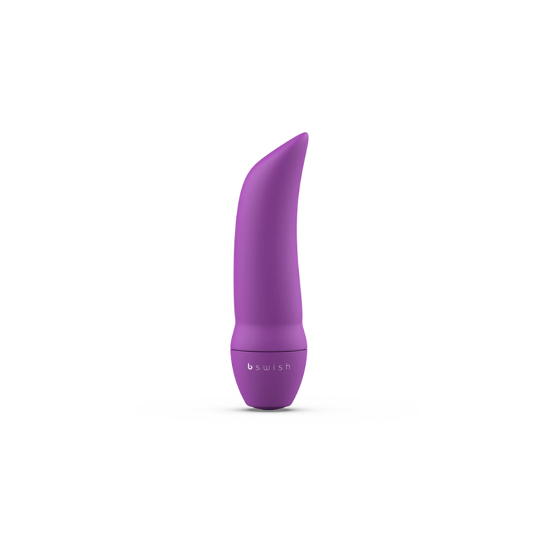 Front view of B Swish | Bmine Basic Curve Bullet Vibrator (Orchid)