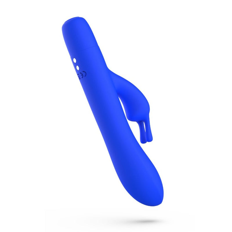 Rear view of B Swish | Bwild Bunny Infinite Classic LIMITED EDITION Rechargeable Rabbit Vibrator (Pacific Blue)