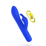 B Swish | Bwild Bunny Infinite Classic LIMITED EDITION Rechargeable Rabbit Vibrator (Pacific Blue) with charging cable