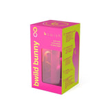 Front view of B Swish | Bwild Bunny Infinite Classic LIMITED EDITION Rechargeable Rabbit Vibrator (Sunset Pink) packaging