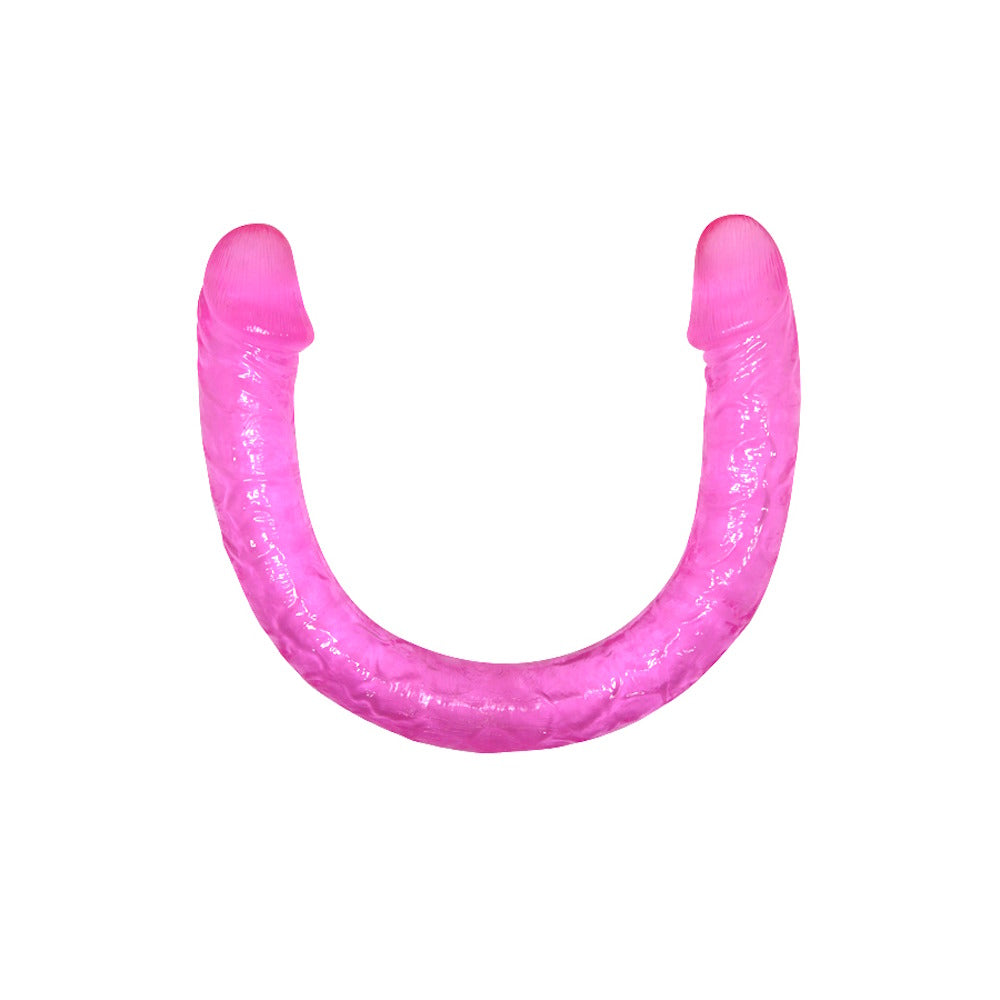 Baile | Double Dones Double-Ended Textured Dildo Bent