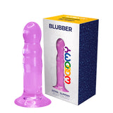 Blubber 6 Inch Jelly Dildo | Wooomy with product packaging