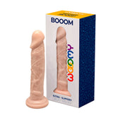 Booom 7.6 Inch Jelly Dildo | Wooomy with product packaging
