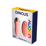 Dingus Vibrating Egg with Remote Control | Wooomy product packaging