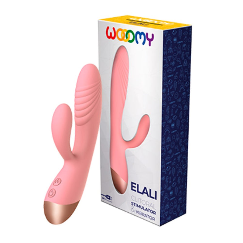 Elali Rabbit Vibrator | Wooomy with product packaging