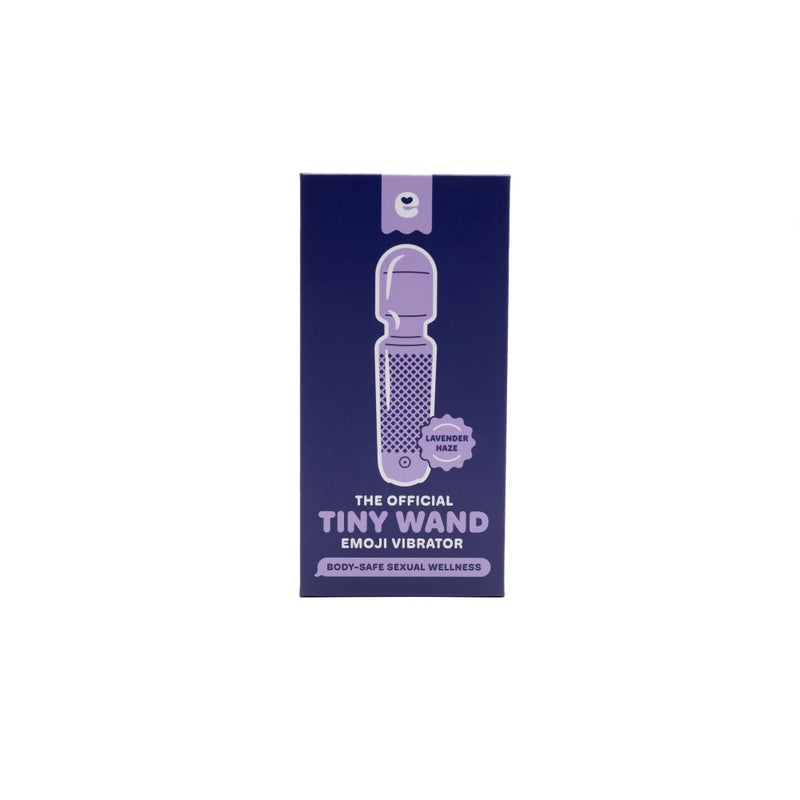 Front of Emojibator | The Official Tiny Wand Emoji Vibrator packaging