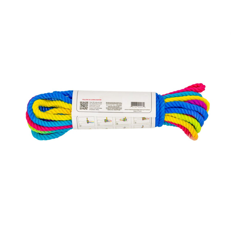 Rear view of Emojibator | Unicorn Bondage Rope