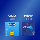 Old and new packaging for Extra Safe Condoms | Durex  (3s)