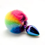 Filippi Fluffy Rainbow Anal Plug | Wooomy (Large)