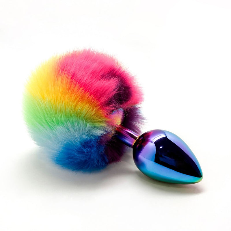 Filippi Fluffy Rainbow Anal Plug | Wooomy (Large)