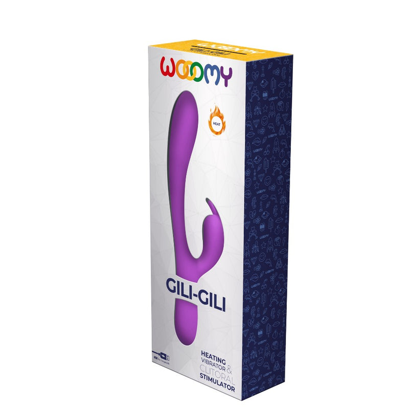 Product packaging of the Gili-Gili Heating Rabbit Vibrator | Wooomy