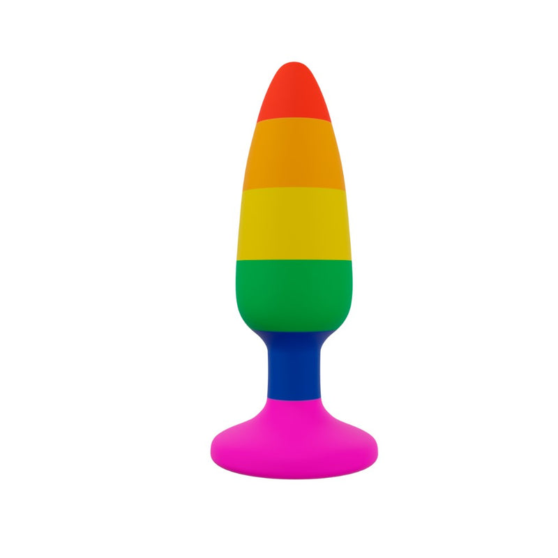 Hiperloo Silicone Rainbow Anal Plug | Wooomy (Large)
