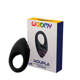 Houpla Rechargeable Vibrating Cock Ring | Wooomy with product packaging