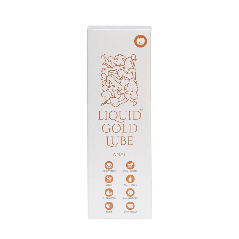 Product packaging of Anal Water-Based Lube | Liquid Gold Lube