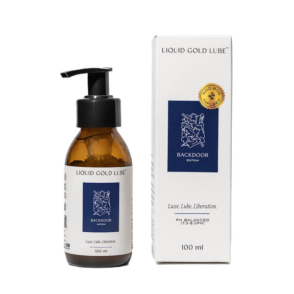 Liquid Gold Lube | The Backdoor Edition Anal Lube With Box