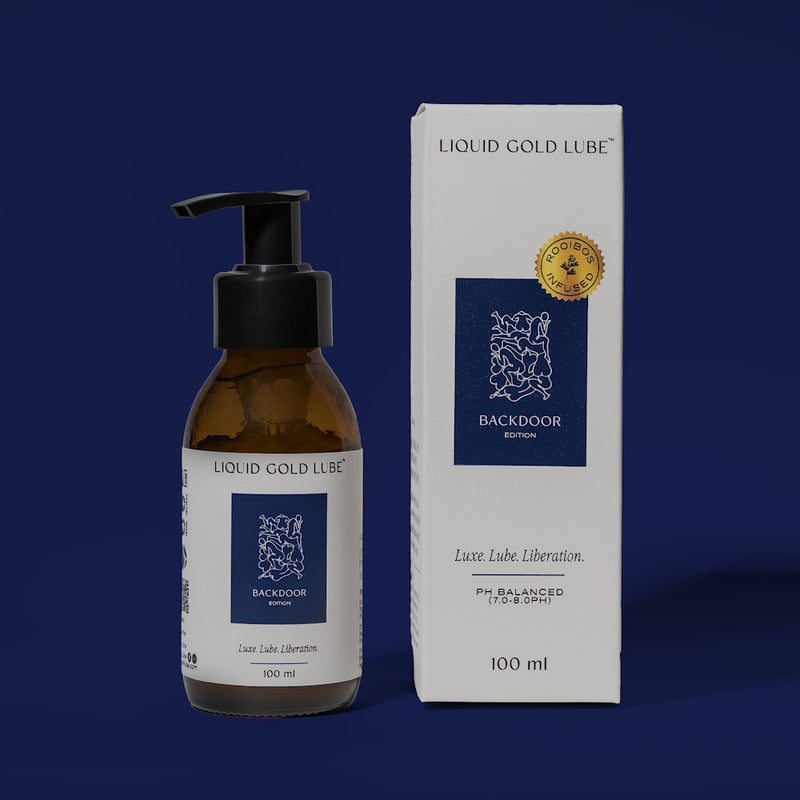 Liquid Gold Lube | The Backdoor Edition Anal Lube With Box