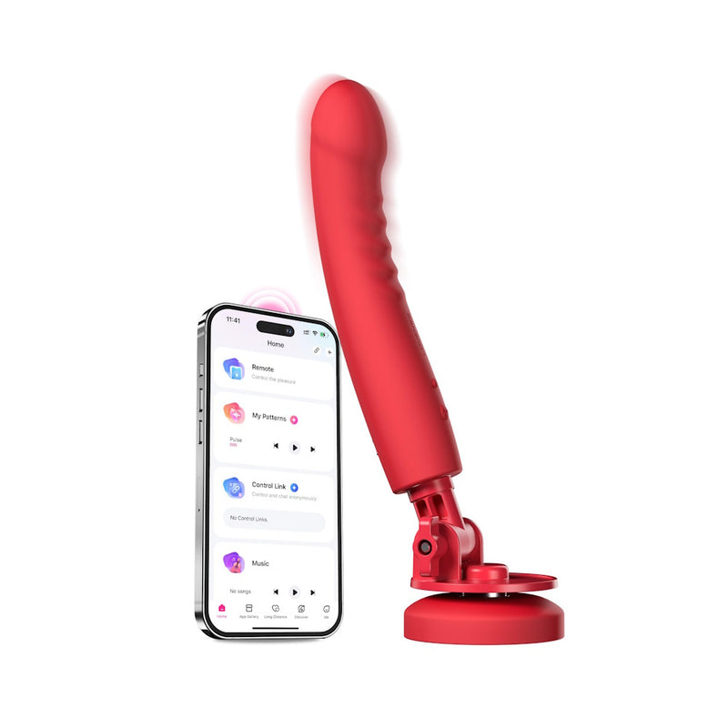 Lovense | Mission 2 Advanced Touch-Sense Vibrating Suction Cup Dildo with Interactive App Control
