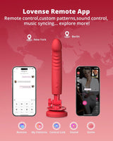 Lovense | Mission 2 Advanced Touch-Sense Vibrating Suction Cup Dildo Remote Interactive App Control