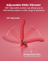 Lovense | Mission 2 Advanced Touch-Sense Vibrating Suction Cup Dildo Adjustable Suction Cup