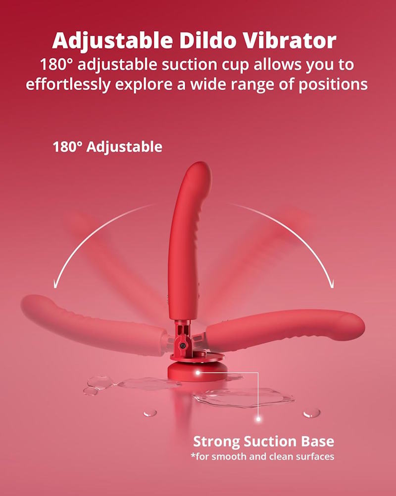 Lovense | Mission 2 Advanced Touch-Sense Vibrating Suction Cup Dildo Adjustable Suction Cup