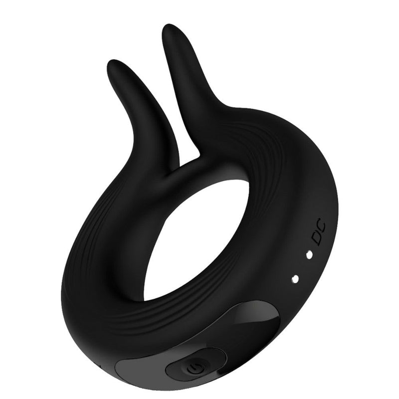 Underside of the Marry Me Rechargeable Vibrating Cock Ring | Wooomy