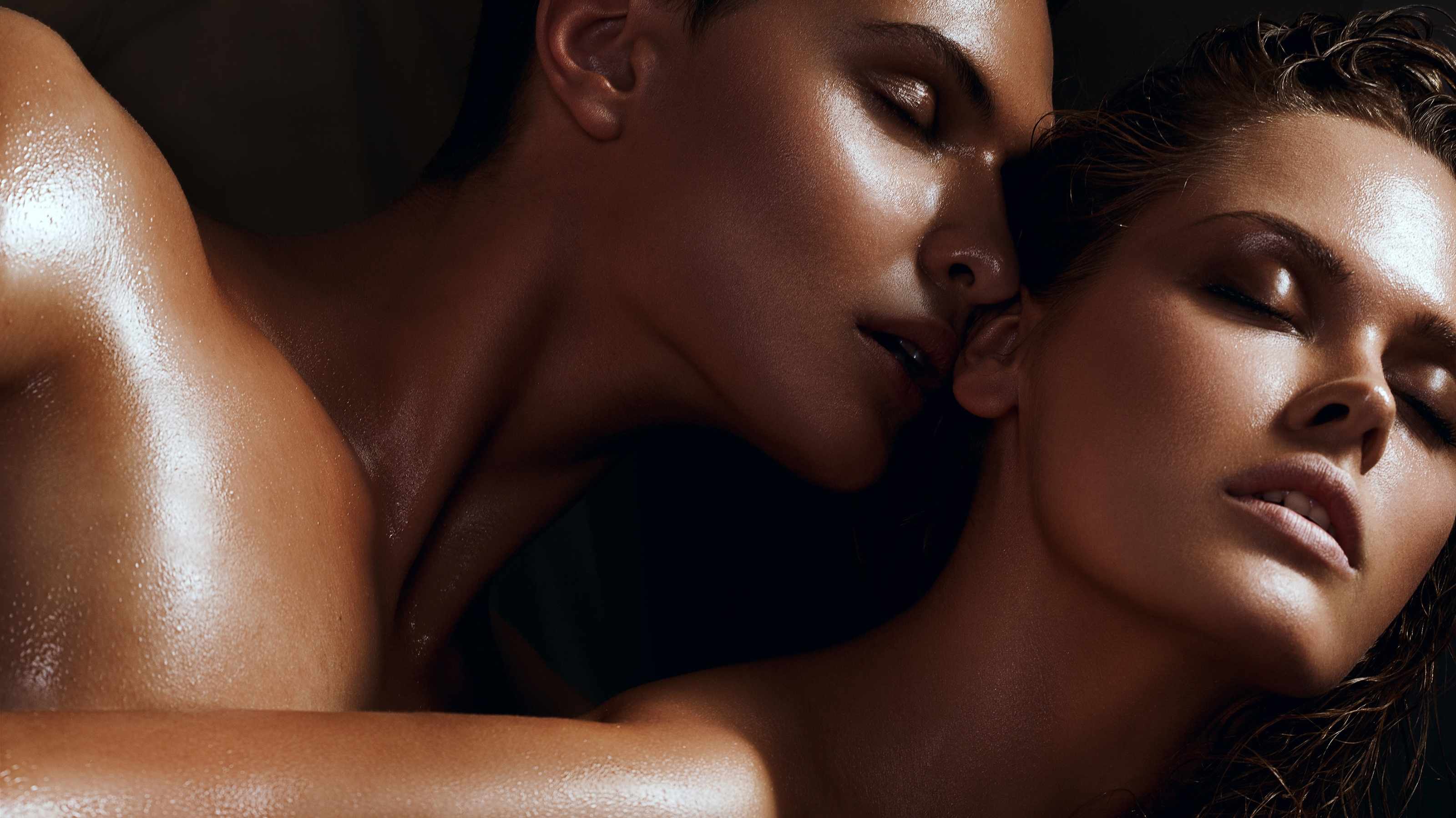 Couple Sensually Caressing Each Other For The Month Of Love | OneNightOnly