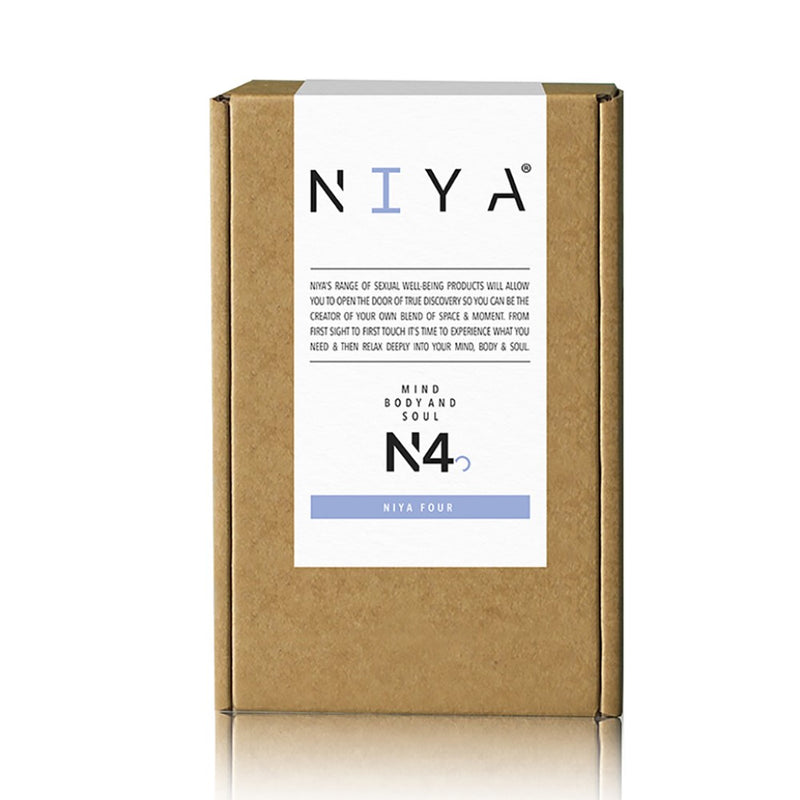 Front view of N4 Palm Massager | Niya packaging
