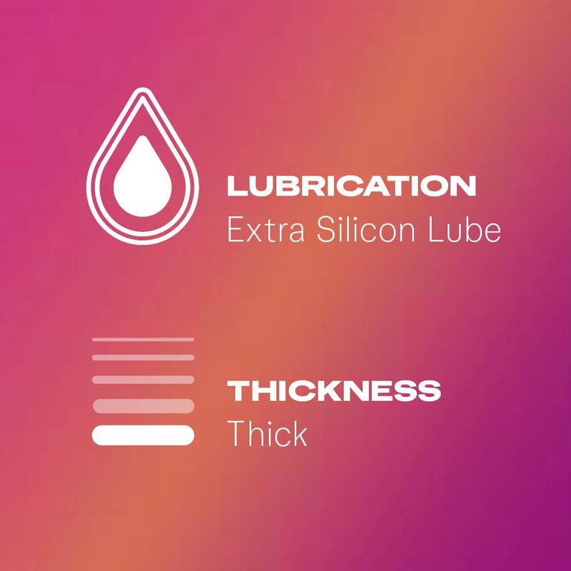 Thick, Lubricated Pleasure Me Condoms | Durex