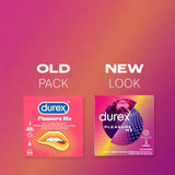 Old and new packaging of Pleasure Me Condoms | Durex (3s)
