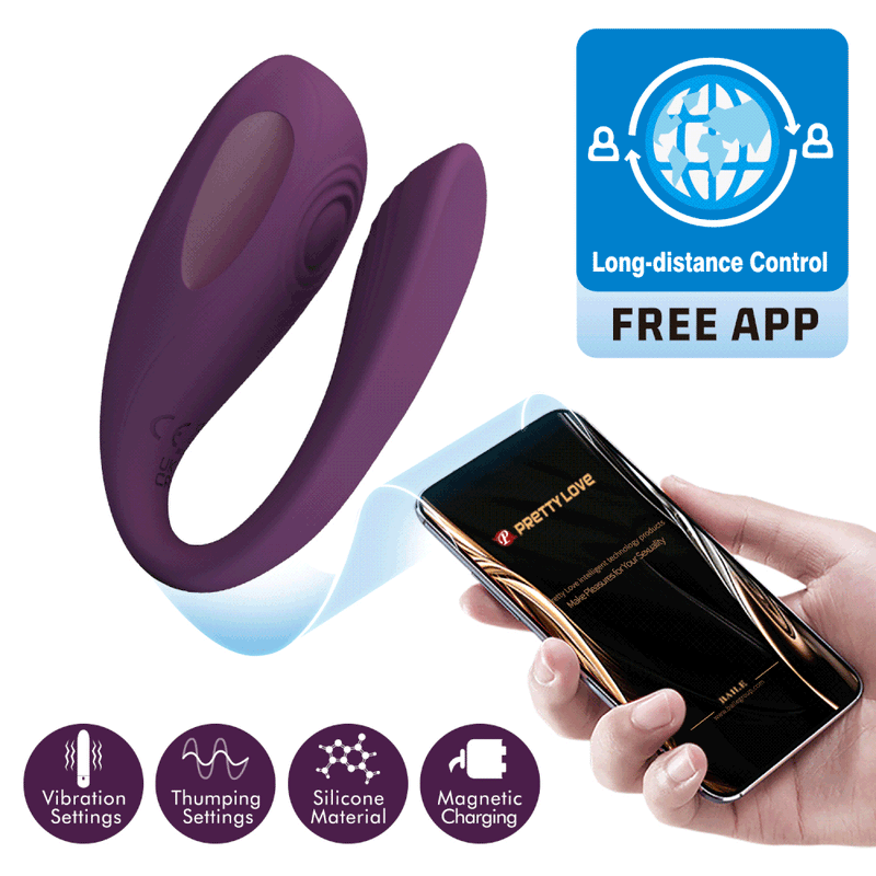 Pretty Love | Aari App-Controlled Couples Vibrator Vibrating