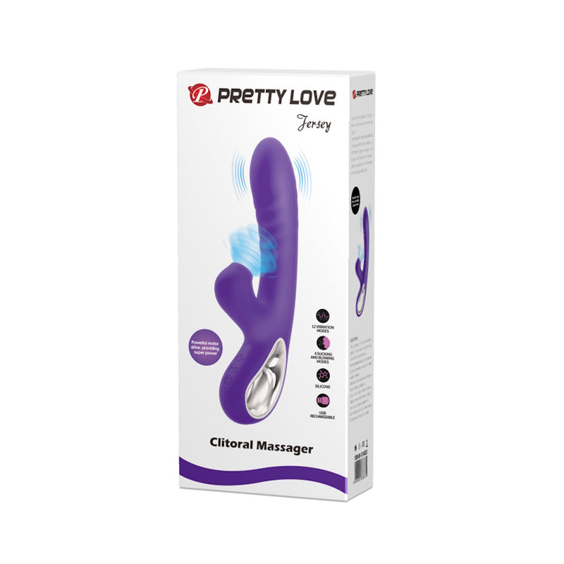 Pretty Love | Jersey Tapping Clitoral Vibrator Packaging