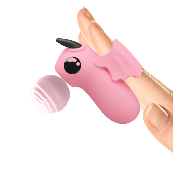 Pretty Love | Magic Devil Tapping Finger Vibrator on Model's Finger