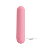 Pretty Love | Stefan Powerful Bullet Vibrator (Pink) Power Button