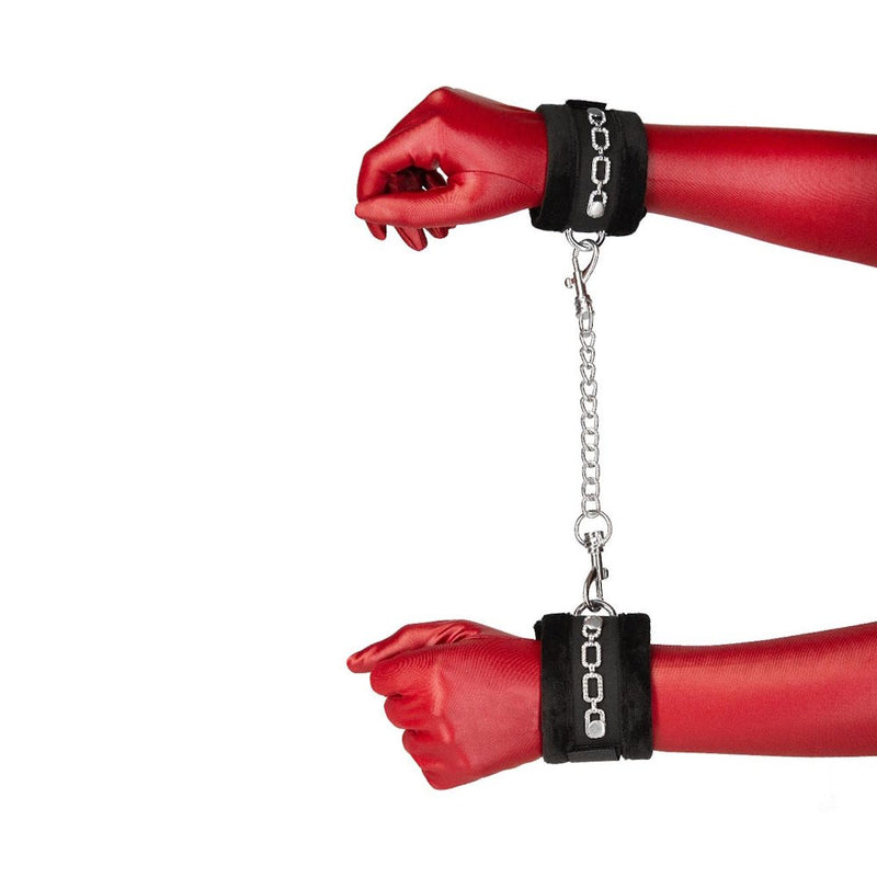 Punishment | Crystal Detail Handcuffs on Model